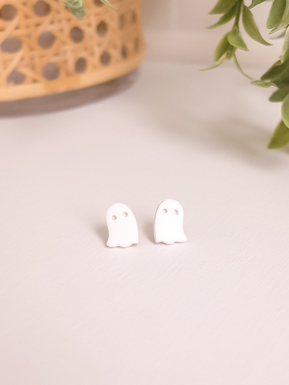 Ghost Stud Earrings product image (1)