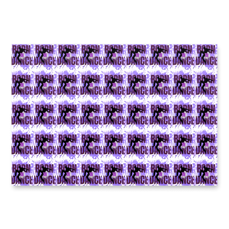 Born To Dance His Silhouette Wrapping Paper Set product image (2)
