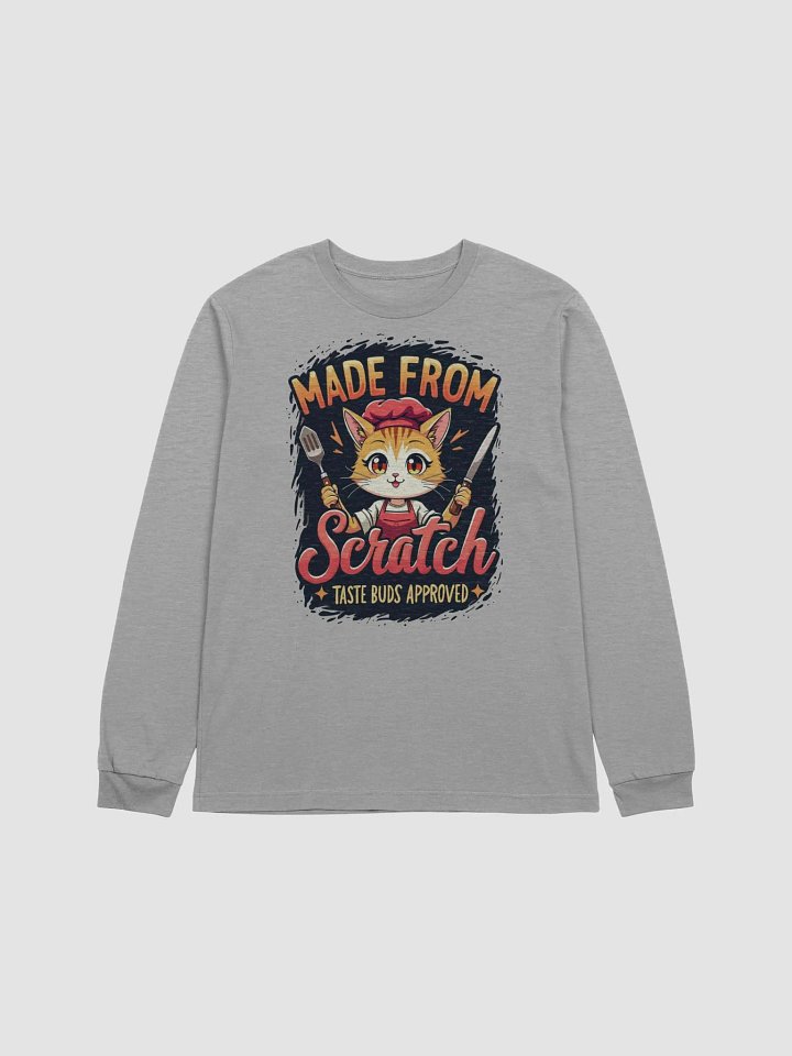 Made from Scratch Chef Cat Long Sleeve Tee product image (6)