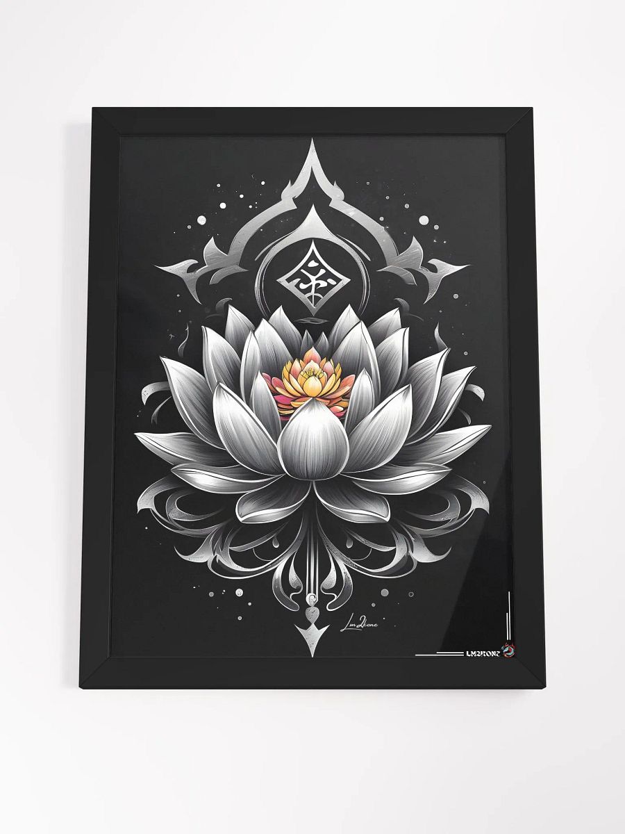 Lotus Zen Blossom : Framed Artistic Poster product image (4)