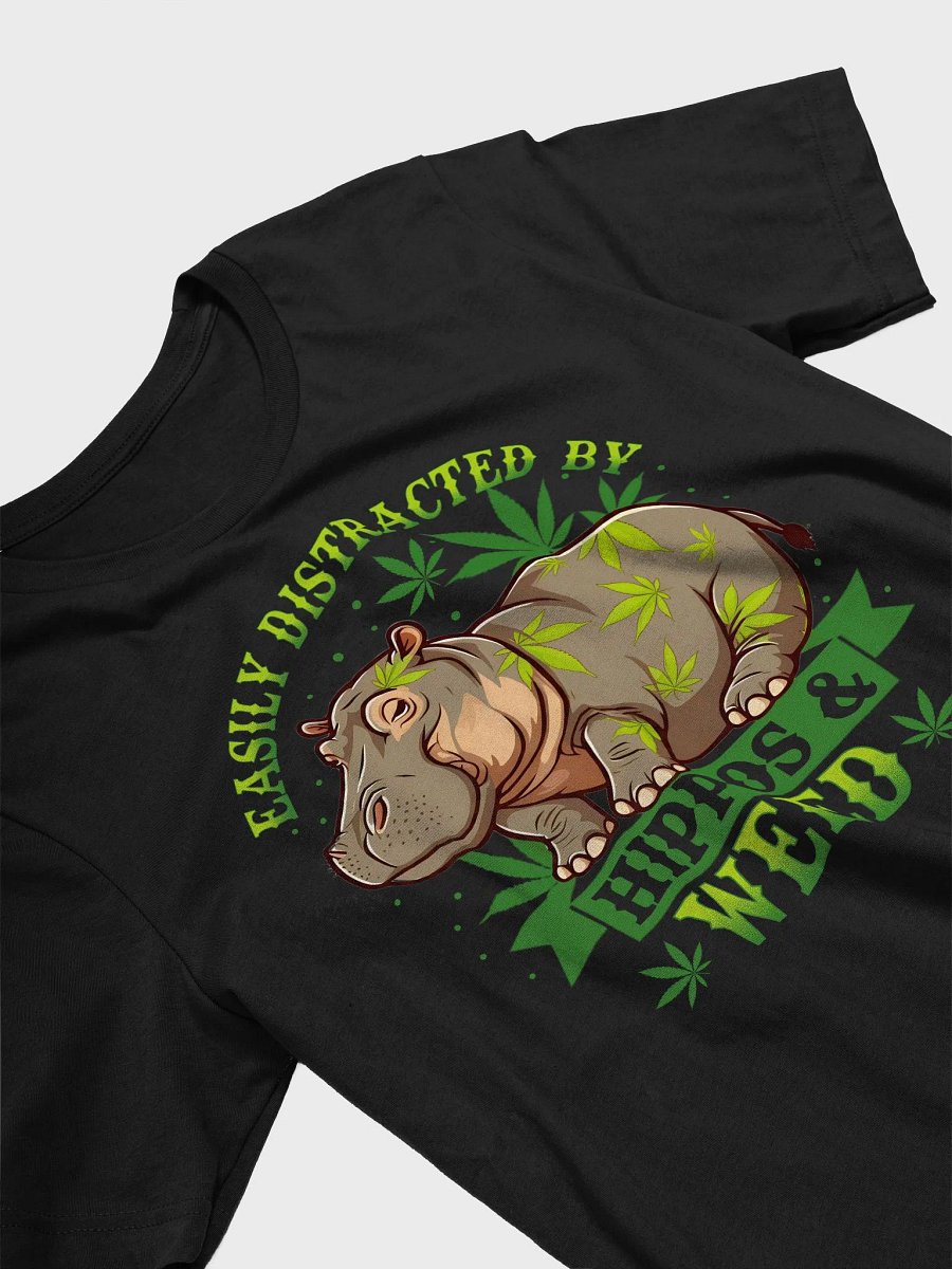Hippo & Weed Distraction T-Shirt product image (3)