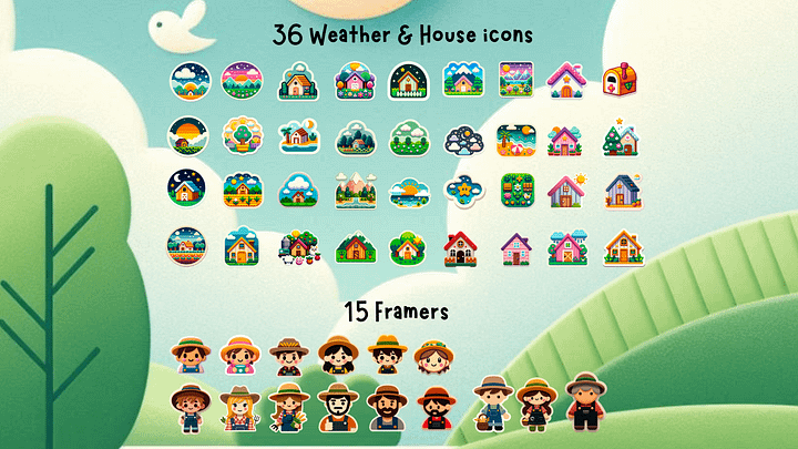 Stardew Valley-ish Inspired Desktop Icons (for Mac, Windows) product image (2)