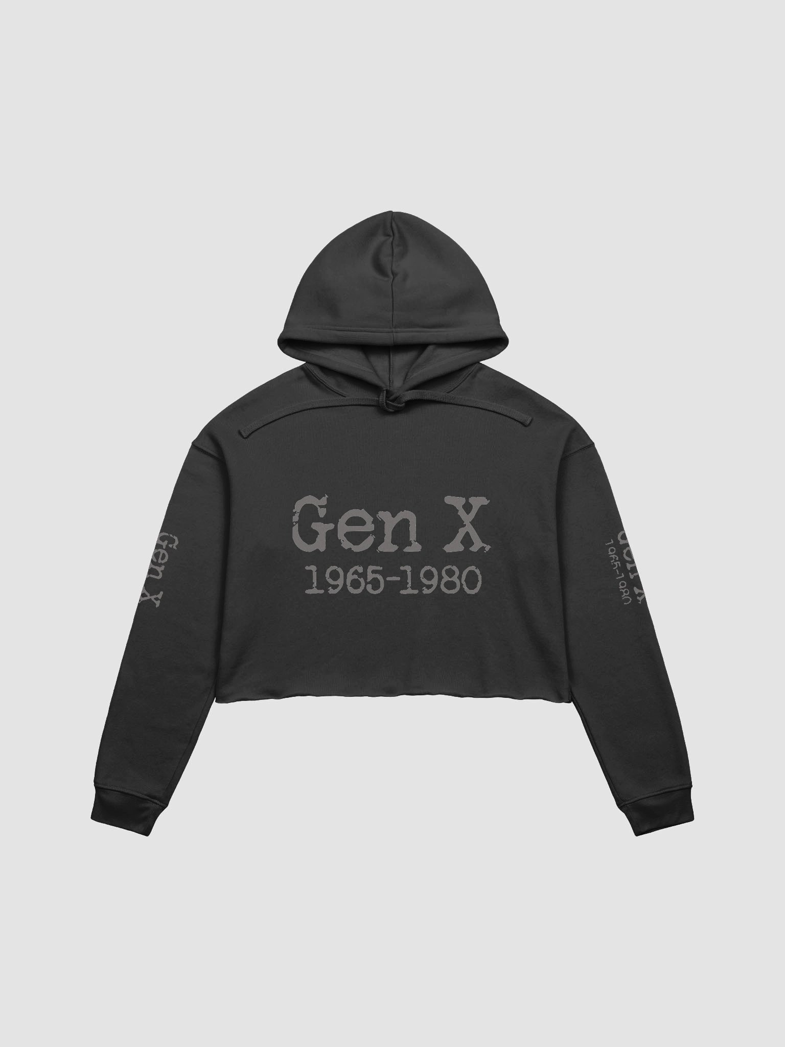 Gen X 1965-1980 Crop Hoodie product image (3)