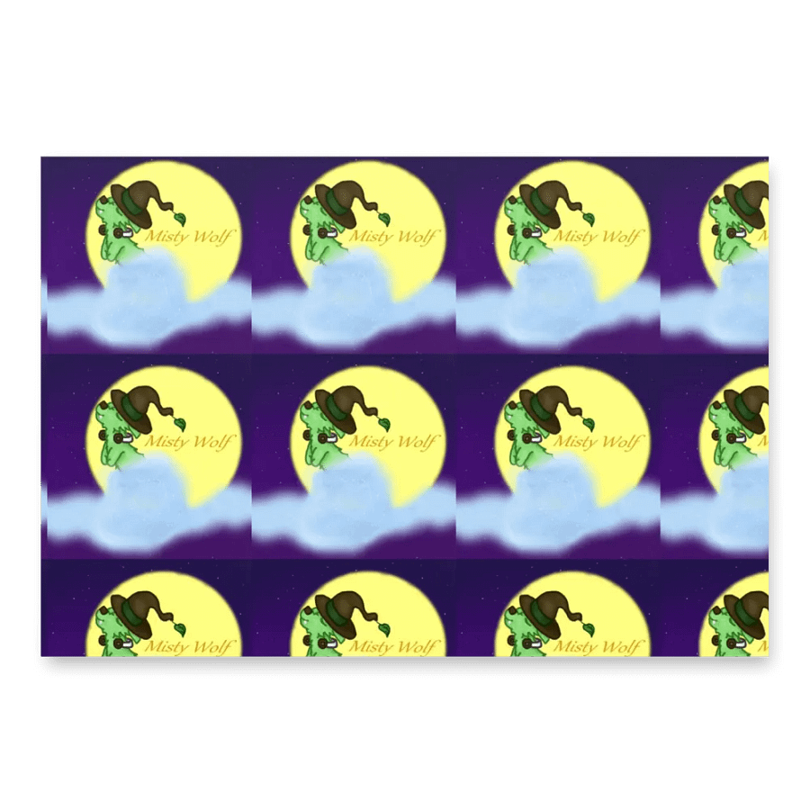 Misty Wolf Wrapping Paper Set product image (3)