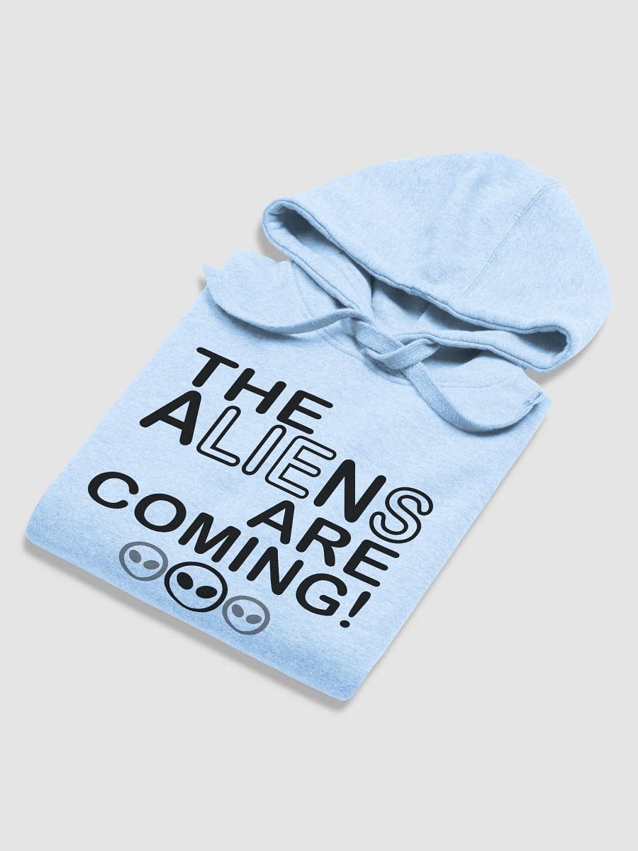 The Aliens Are Coming! - Black - Cotton Heritage Unisex Premium Hoodie product image (3)