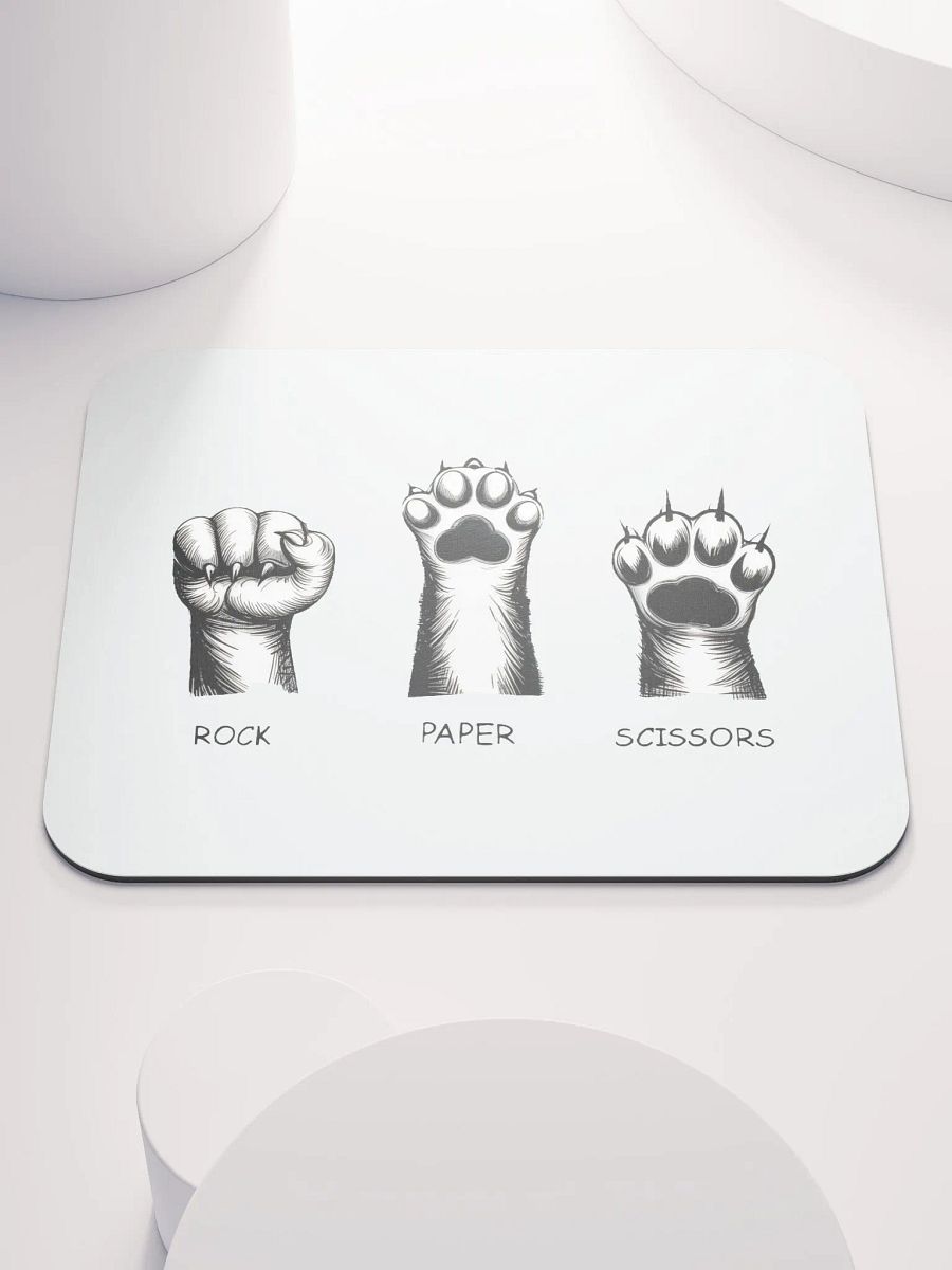 rock, paper, scissors mouse pad product image (1)