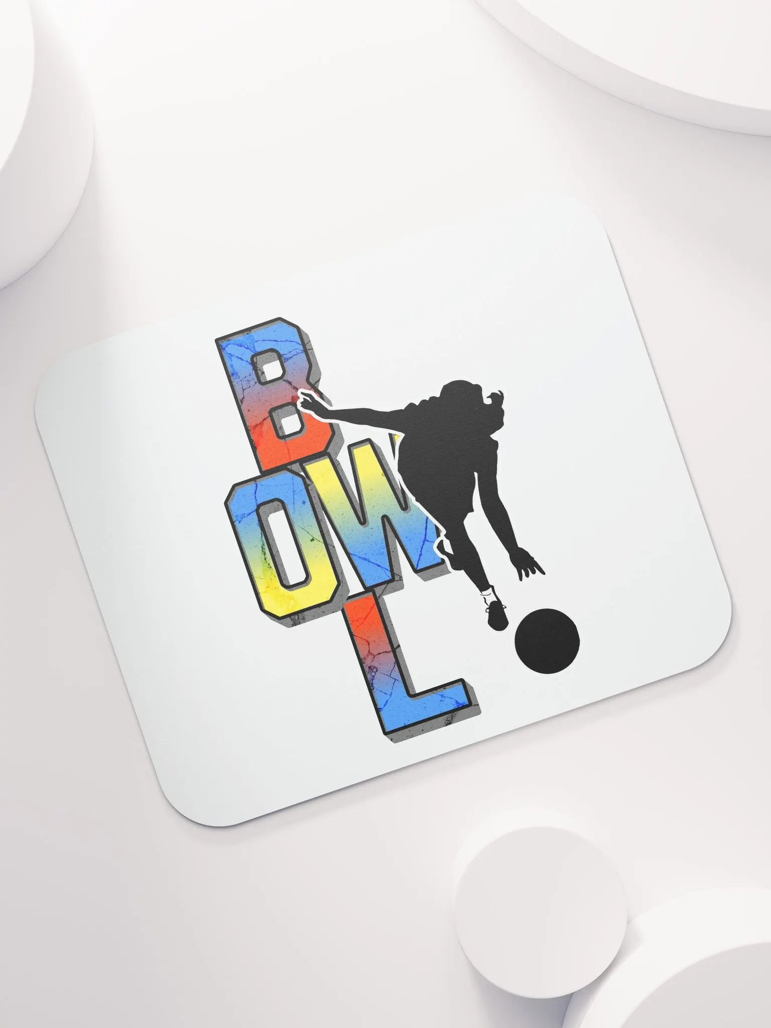 Bowl Woman Strike 'em All Mouse Pad product image (5)