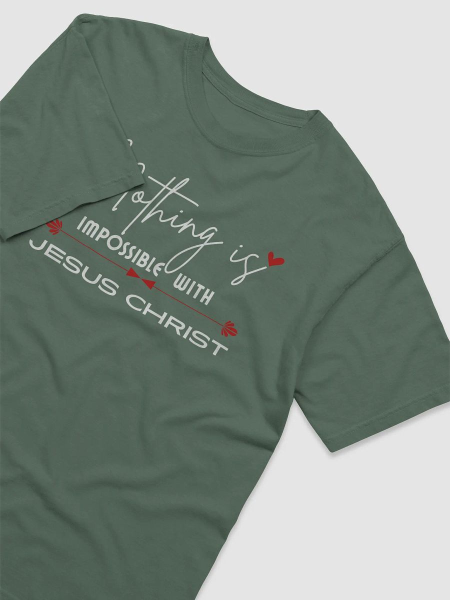 Nothing Is Impossible With Jesus Christ. Comfort T-shirt product image (4)