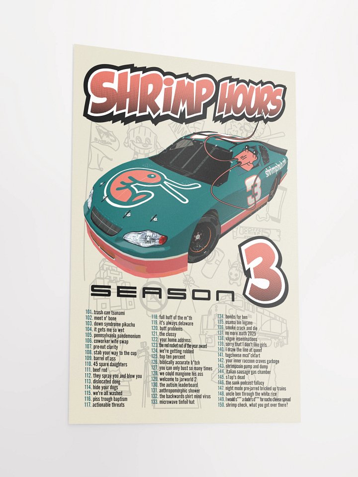 Shrimp Hours Season 3 Poster product image (5)