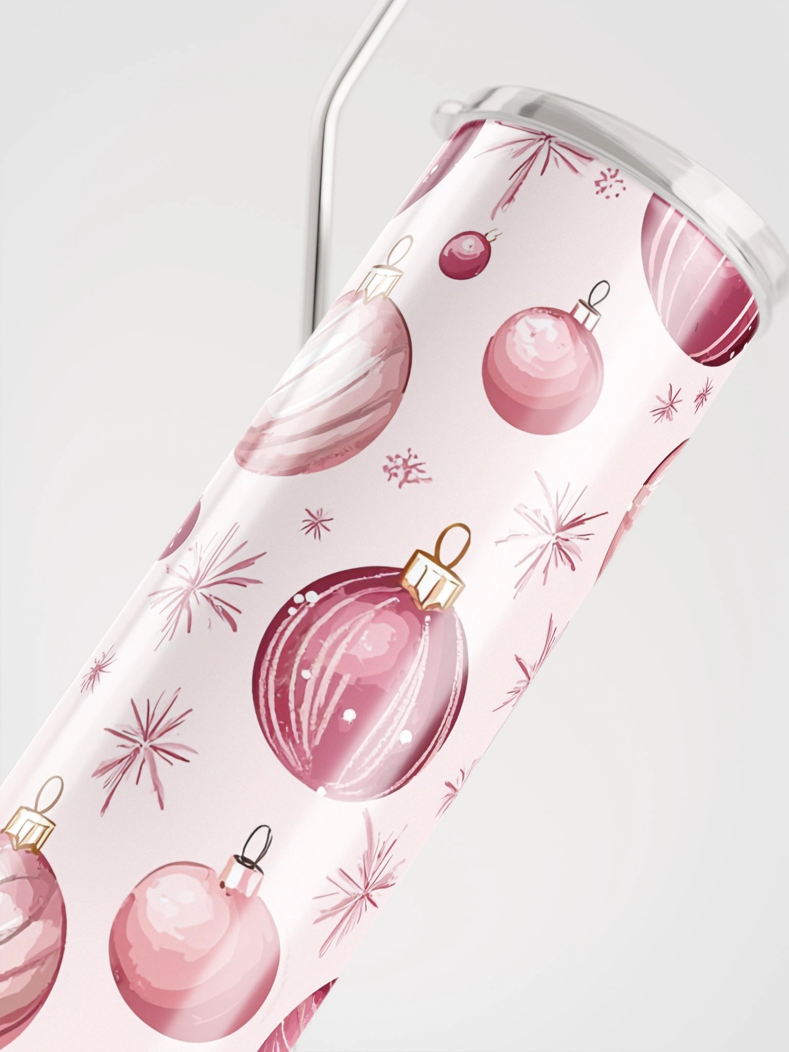Pink Baubles Stainless Steel Tumbler product image (4)