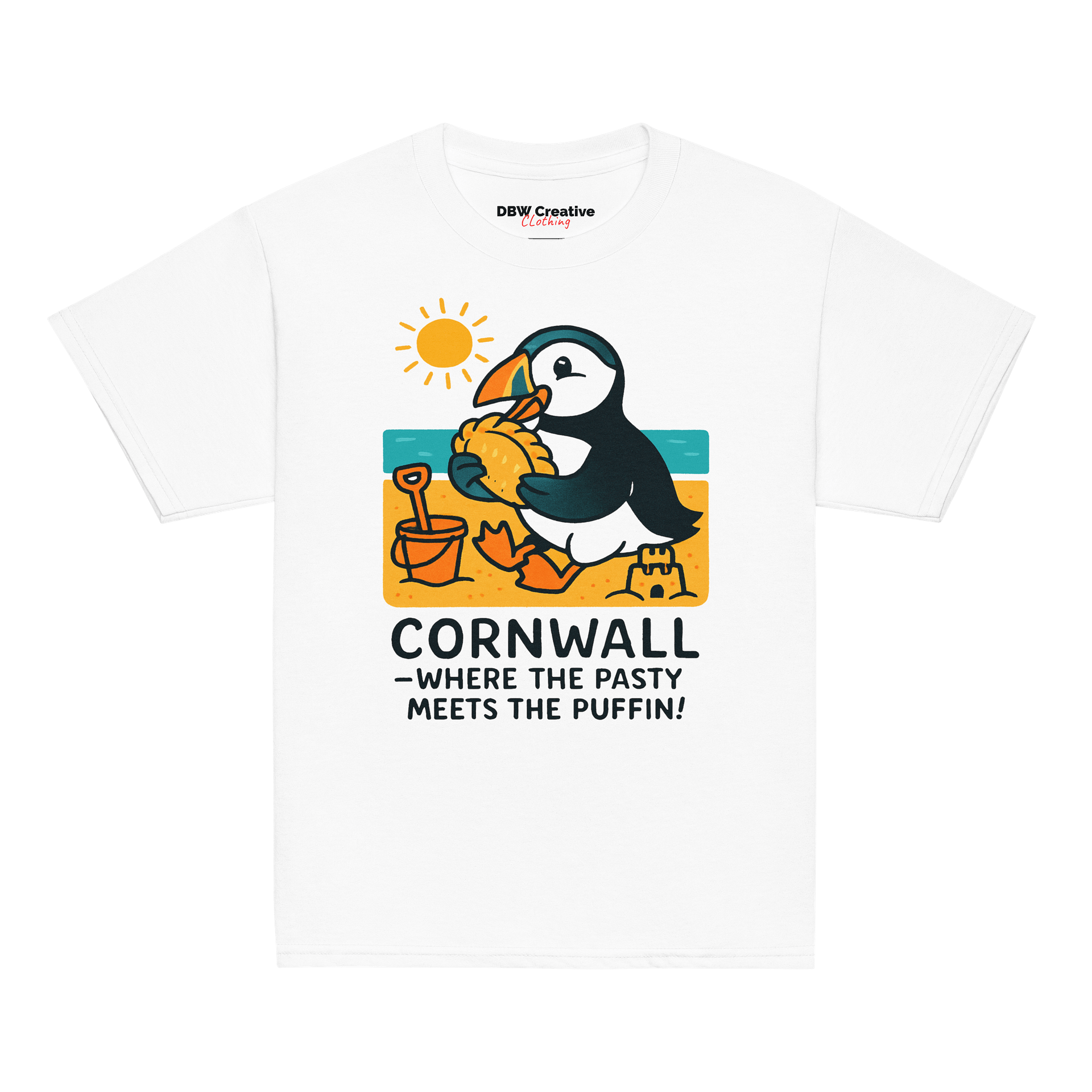 "Cornwall: Where the Pasty Meets the Puffin!" Youth Classic Tee product image (3)