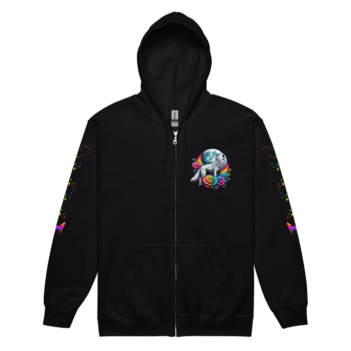 Pride Howl Unisex Zip Hoodie product image (5)