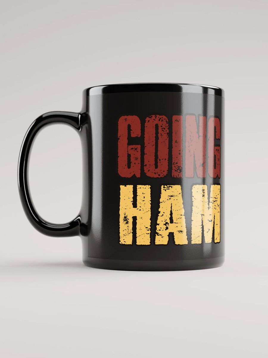 GOING HAM Black Glossy Mug [Double-Sided] product image (6)