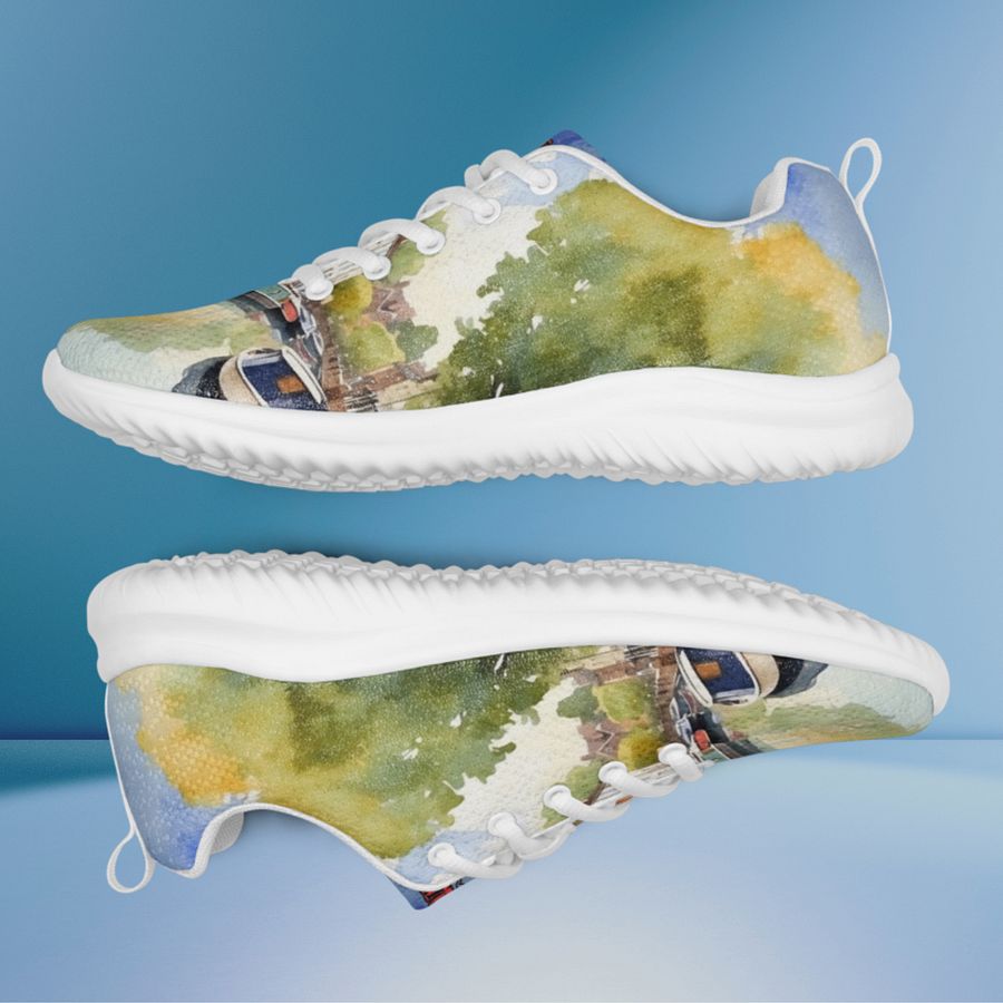 Little Italy - England - All Over Print - Watercolor - Athletic Shoes product image (9)