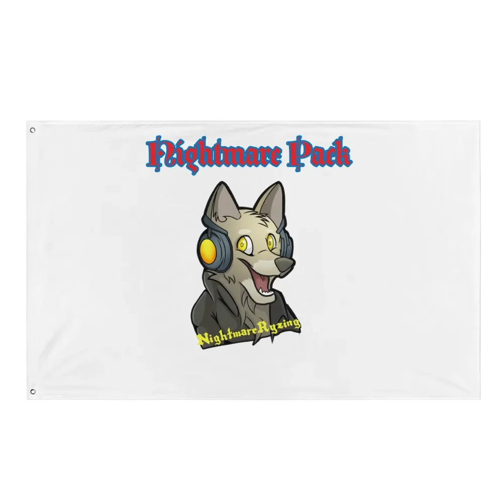 Nightmare Pack Wolf Flag product image (1)