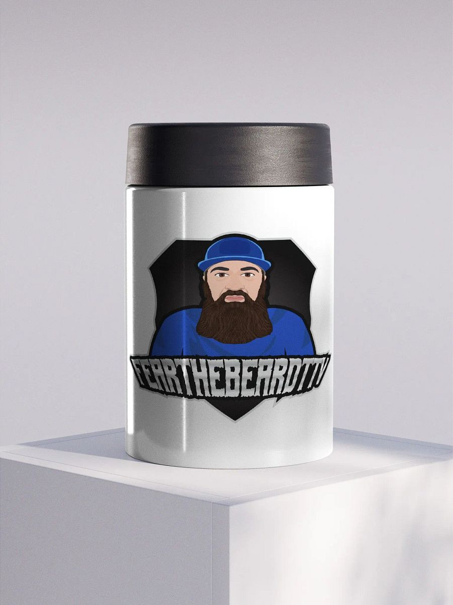 FearTheBeard 12oz Can Coozie product image (1)