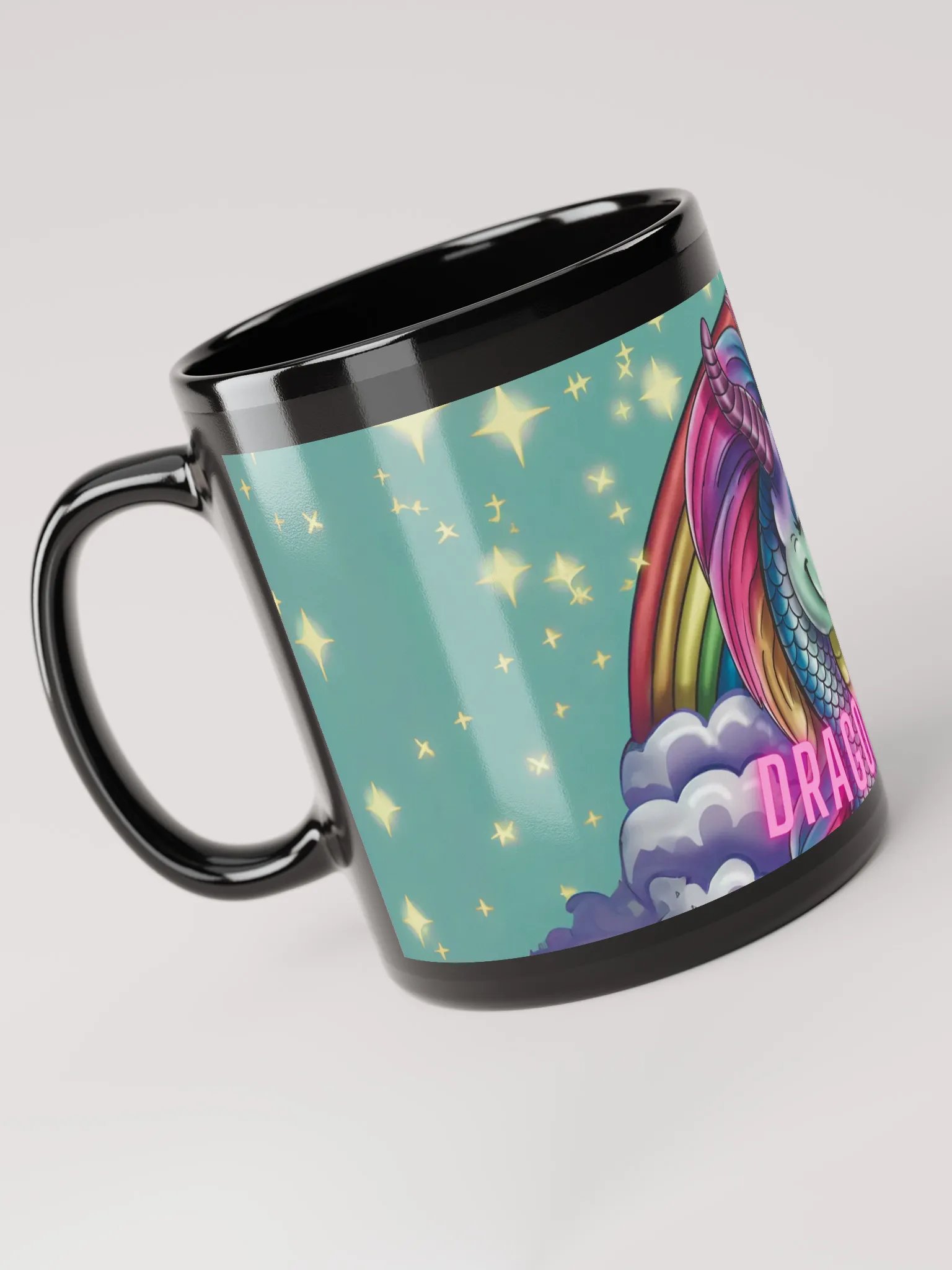 Dragon Isle Coffee mug featuring artist Nina Bolen in black product image (5)