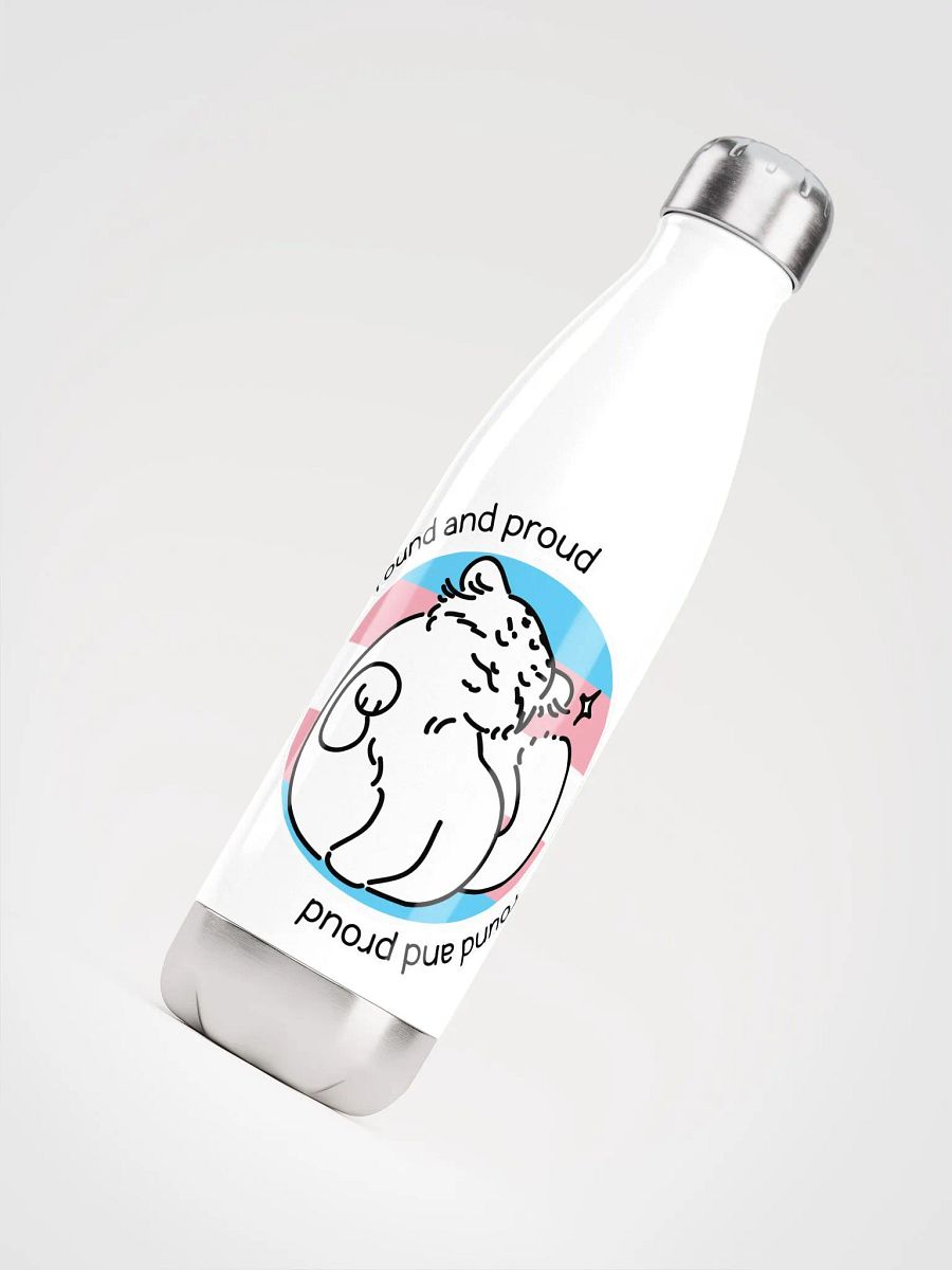 Round and Proud Manul Pride Transgender Version - Bottle product image (4)