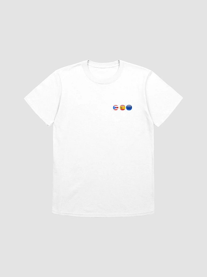 Camiseta manga corta blanca - Tres Banderas (logo AR) product image (1)