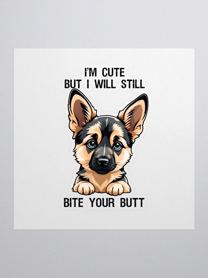 Cute but Fierce Kiss Cut Stickers product image (1)