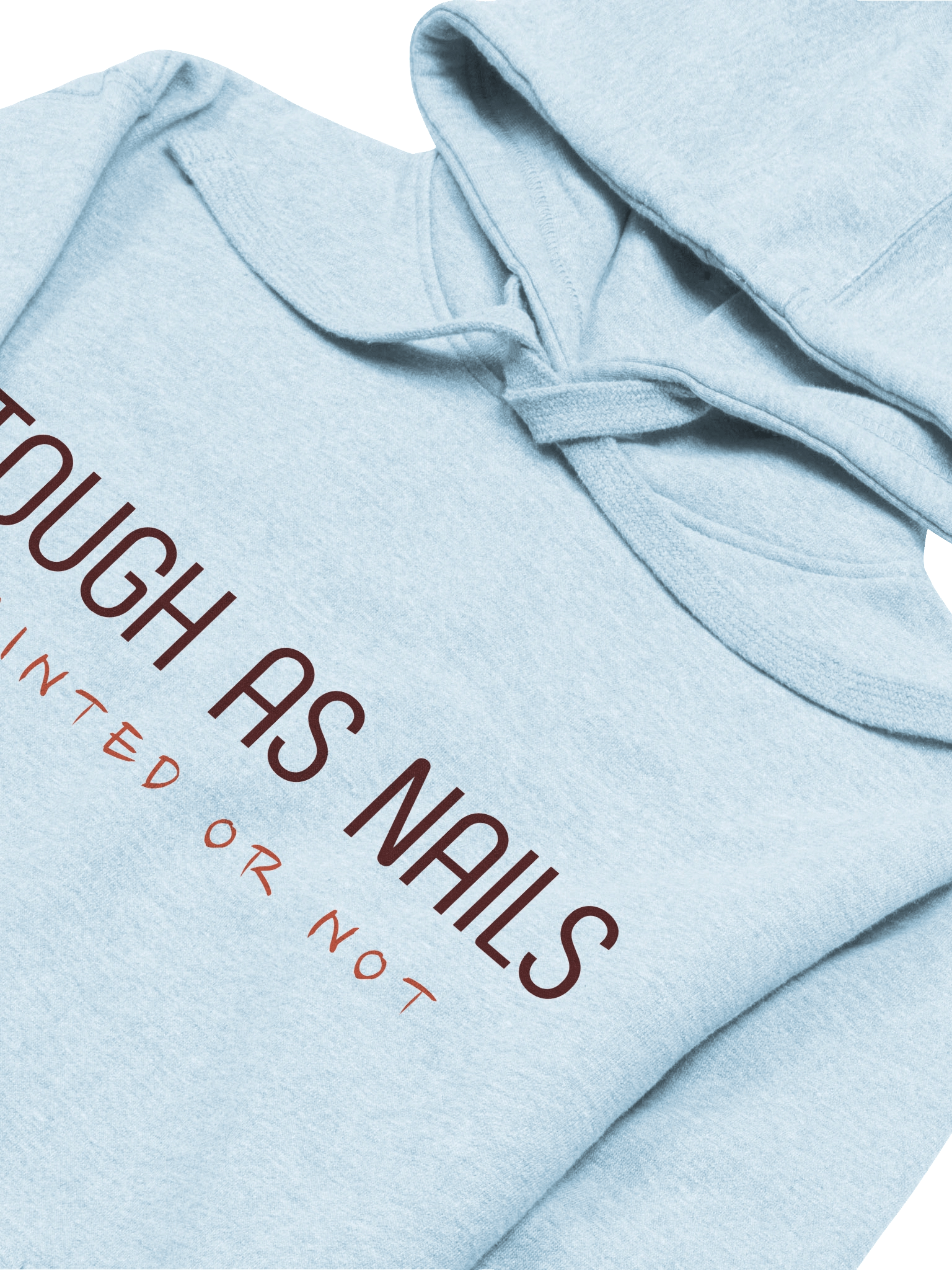 Tough As Nails Hoodie – Bold Graphic Streetwear for Men & Women M-Art & Design product image (12)