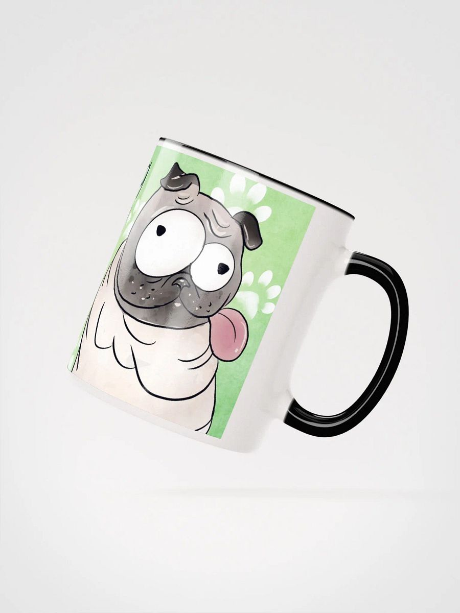 Morning Coffee with My Pug Accent Mug product image (4)
