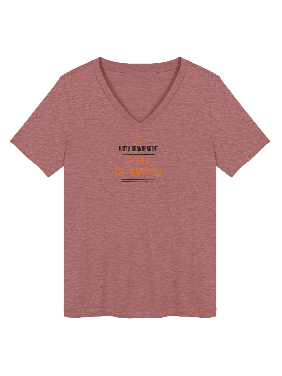 Not Just A Grandparent V-Neck Tee (Black) product image (2)