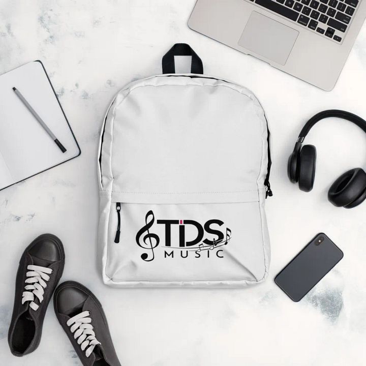 TDS Music White Backpack product image (2)