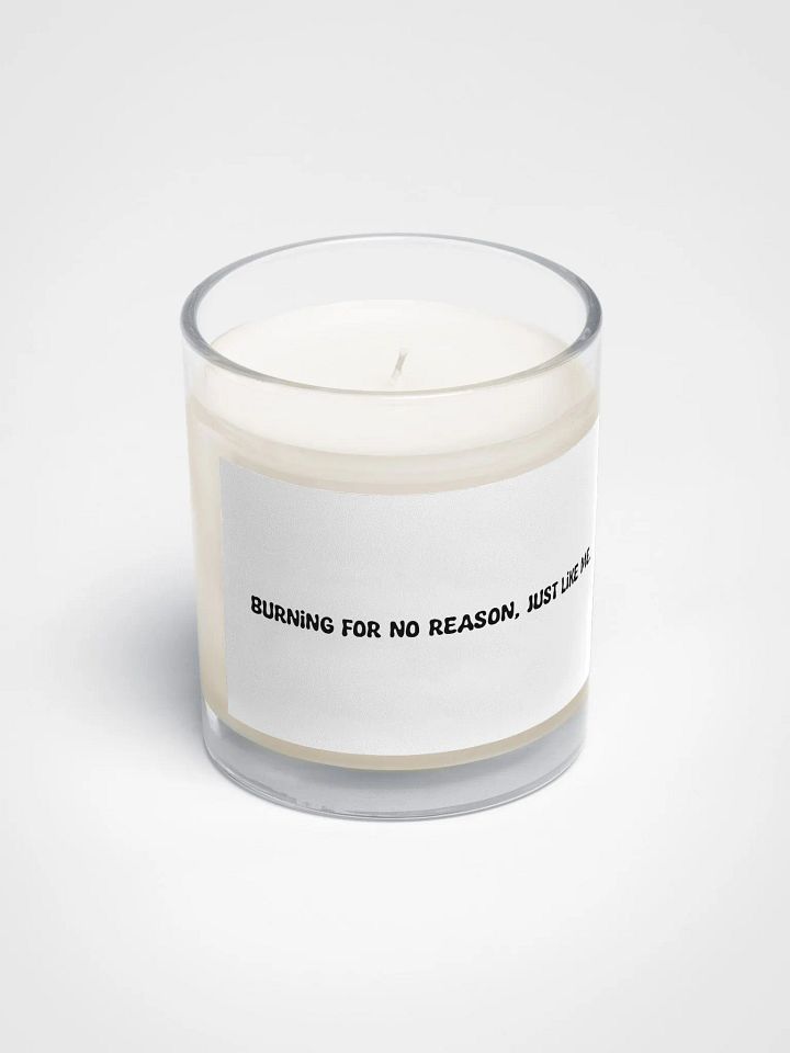 Burning for no reason, just like me candle product image (2)