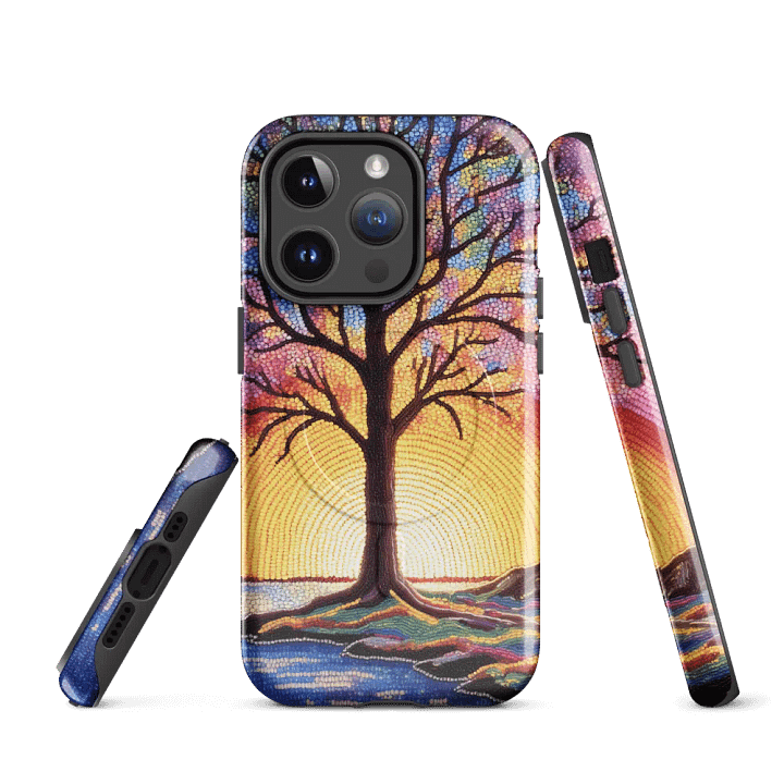 Sunset Tree Mosaic iPhone® Tough Case product image (3)