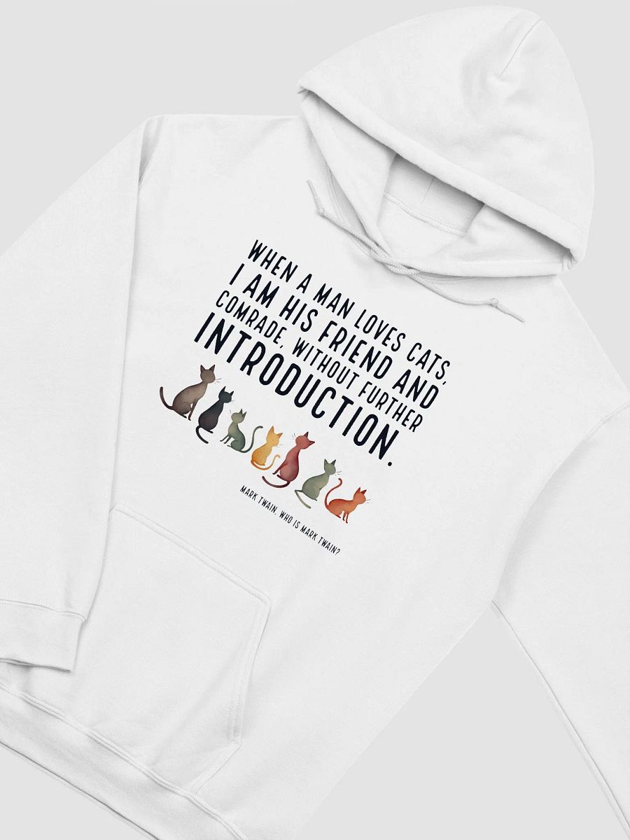 Cat Lover Twain Hoodie product image (2)