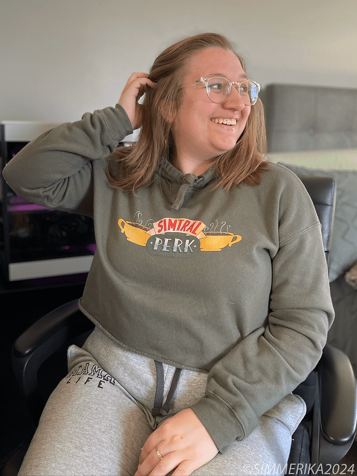 Simtral Perk Logo Crop Hoodie product image (5)