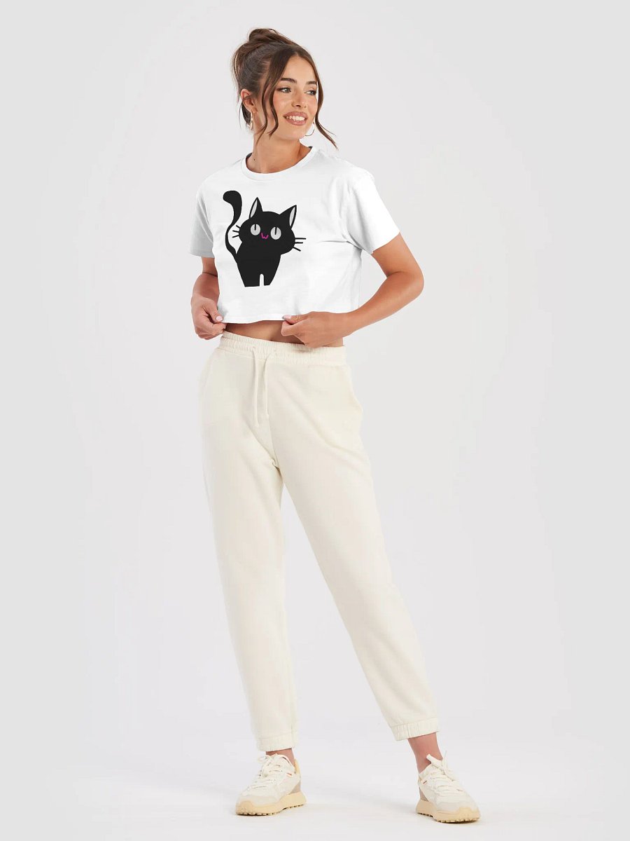 Double Sided Cat Butt Women's Premium Crop Top product image (3)