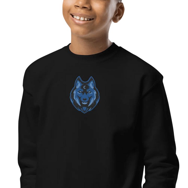 Majestic Wolf Logo Youth Sweatshirt product image (1)