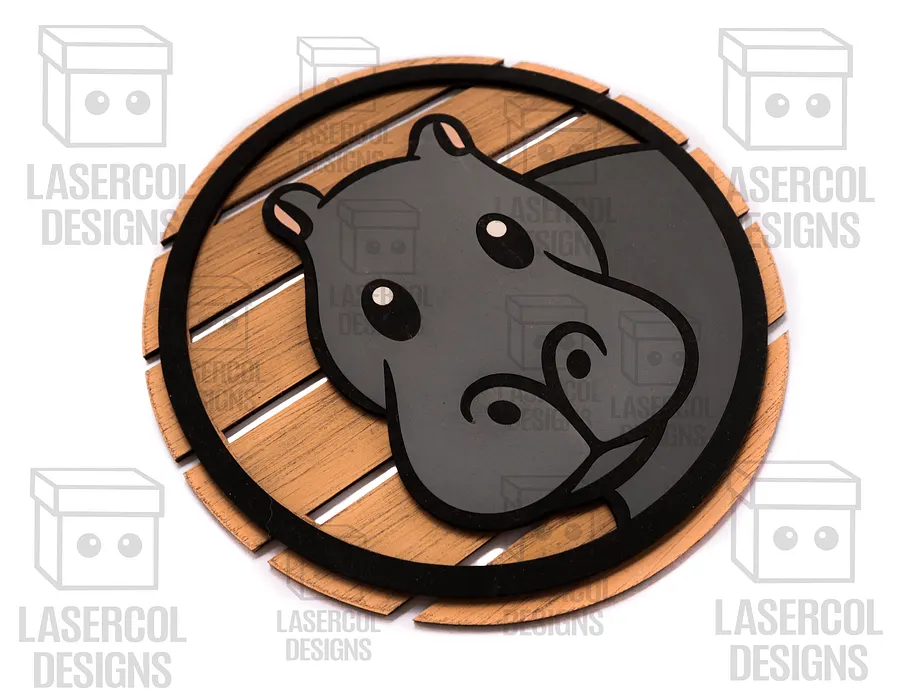 Animals DIY Paint Kit Puzzle Set 4 - Laser Cut Files product image (5)