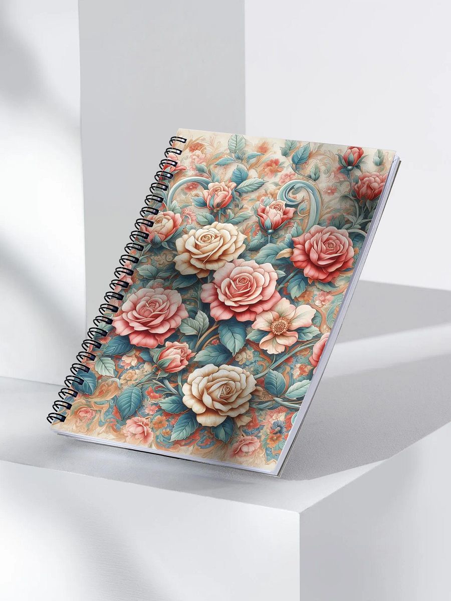 Royal Floral Spiral Notebook product image (3)