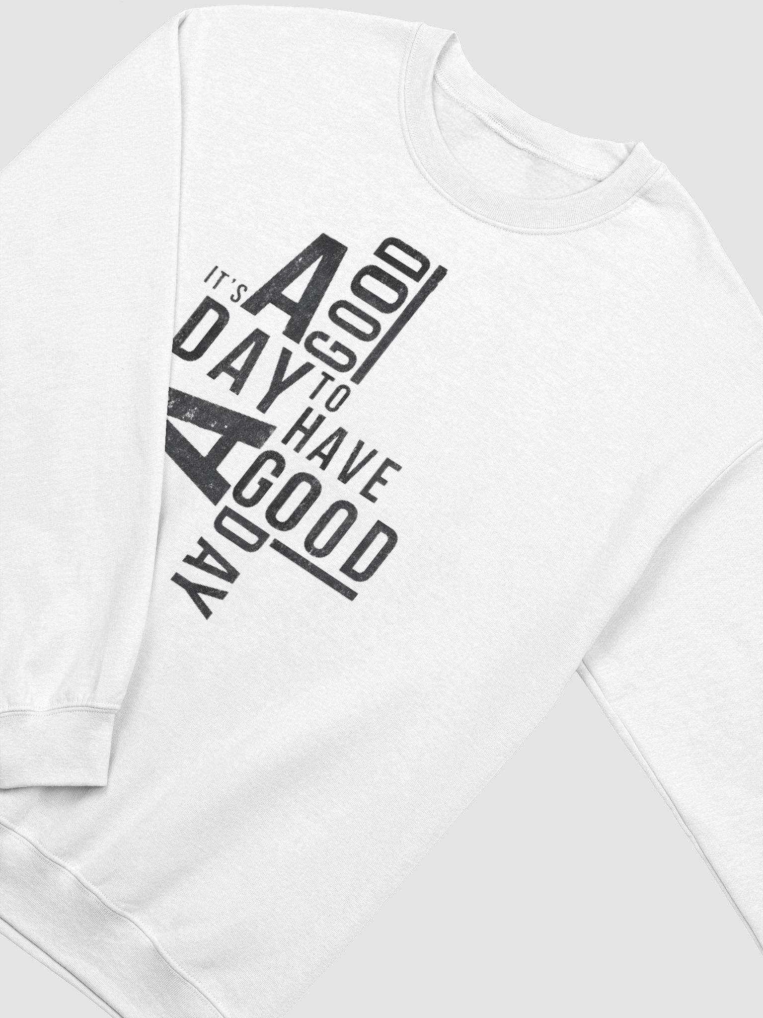 Good Day Typographic Crewneck Sweatshirt product image (2)