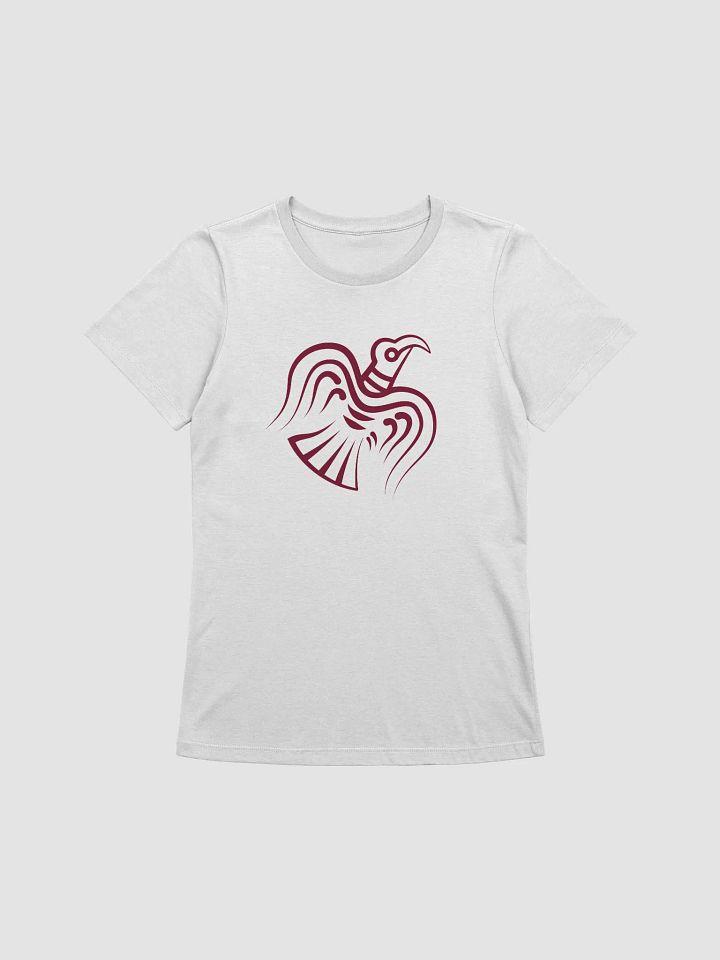 Burgundy Viking Raven Women's T-shirt product image (2)