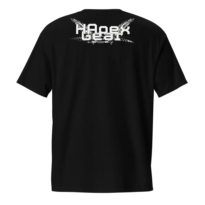 Unisex Garment-Dyed Pocket T-Shirt - White HApex Gear White Logo product image (1)