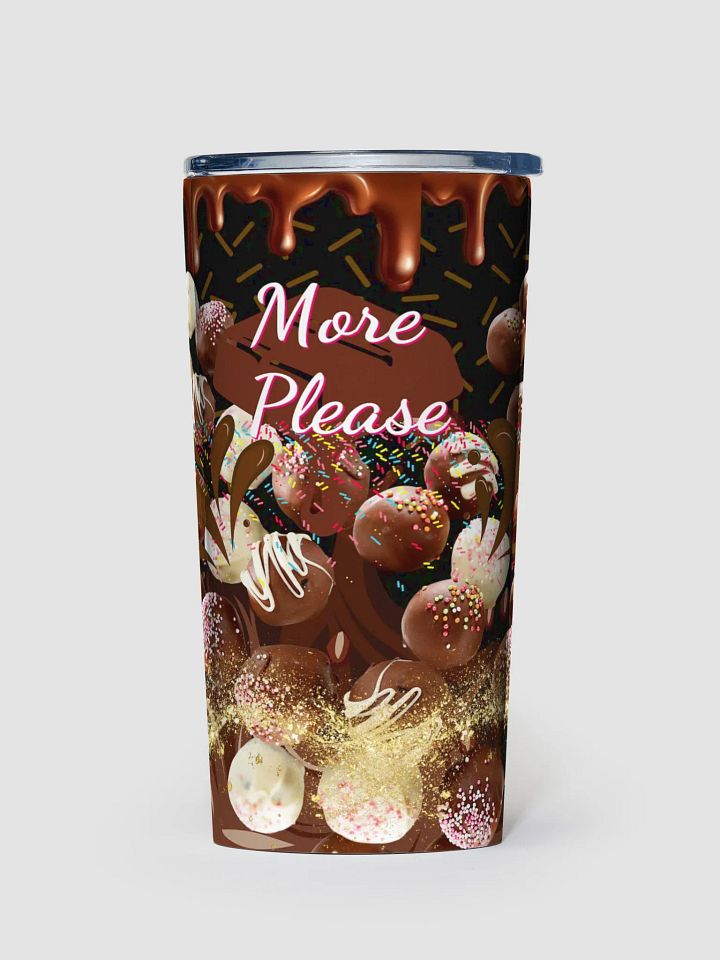 Indulgence in Every Sip Chocolate Truffles Tumbler party gift for chocolate lovers friends girls daughters product image (1)