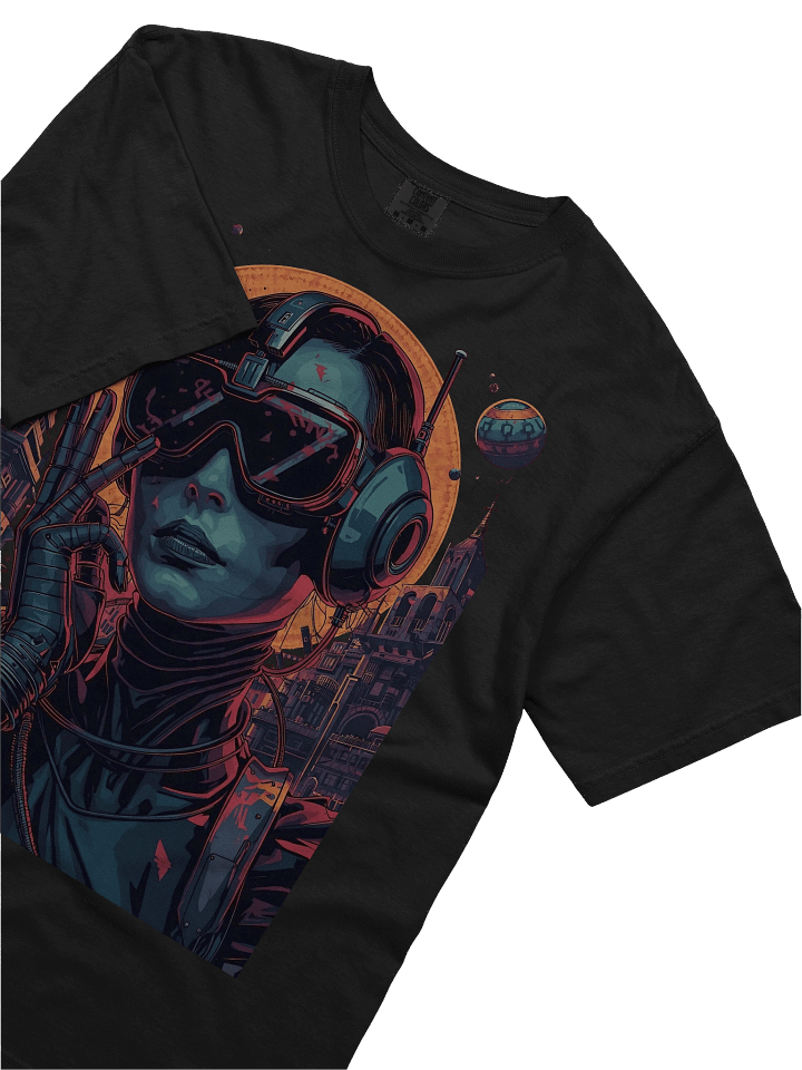 Synthwave City Drive Heavyweight T-Shirt product image (2)