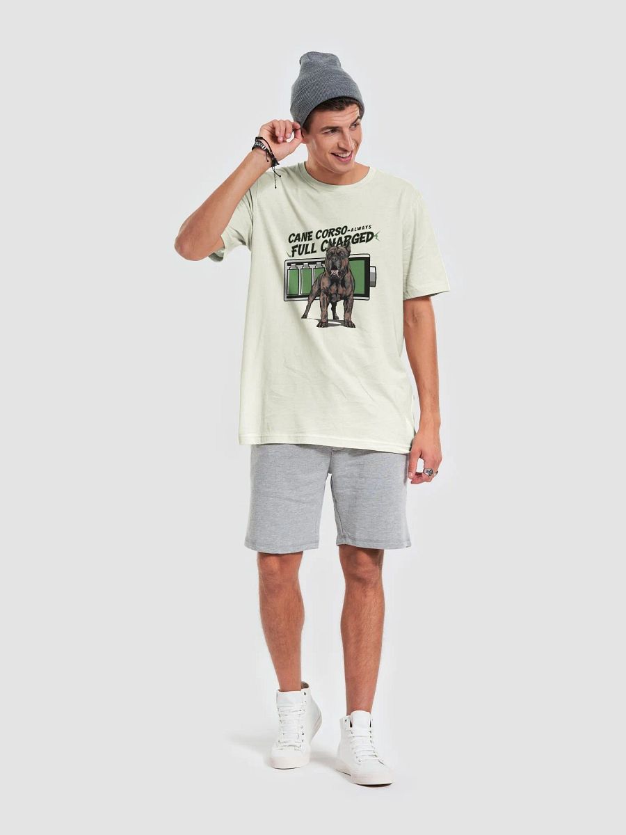 Cane Corso Always Full Charged T-Shirt | Energetic Cane Corso Apparel product image (4)