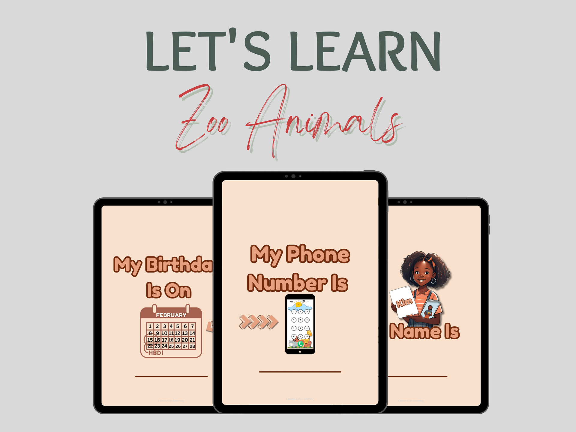 My Personal Information Flashcards product image (2)