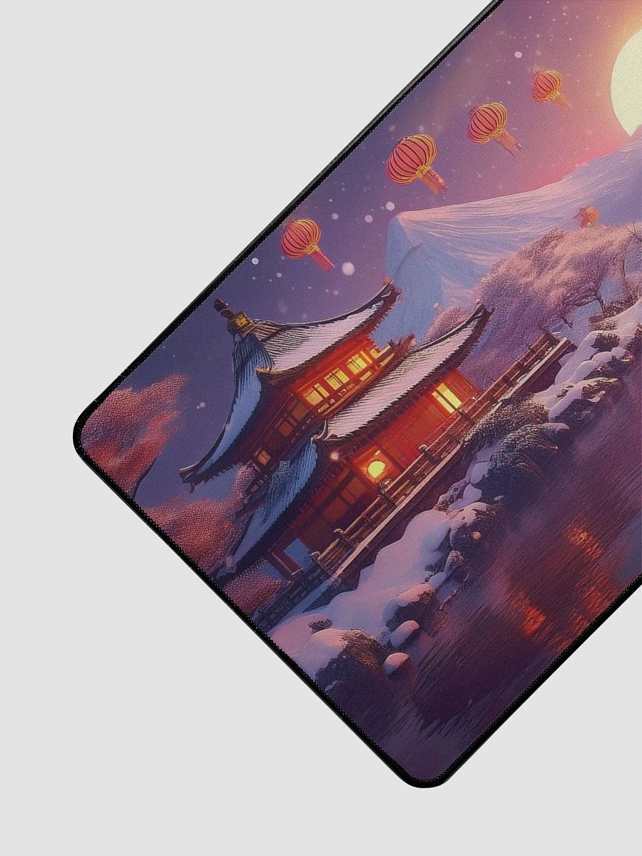 Winter Lanterns Large Desk Mat (15.5 x 31.5) product image (3)