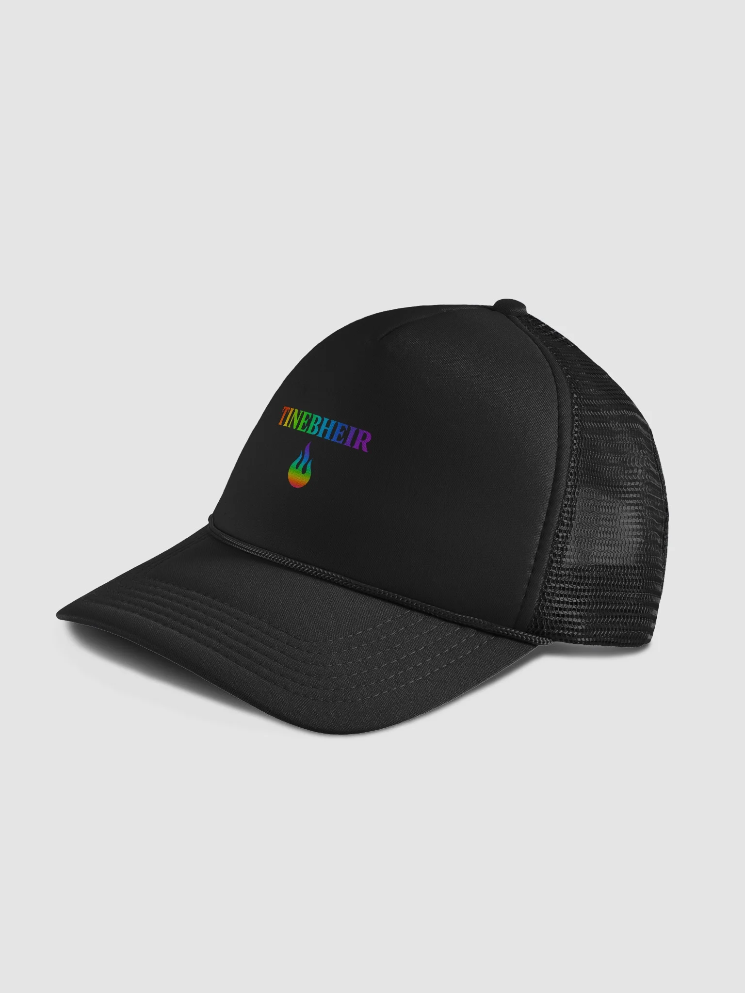 Rainbow Flame Trucker Hat product image (4)