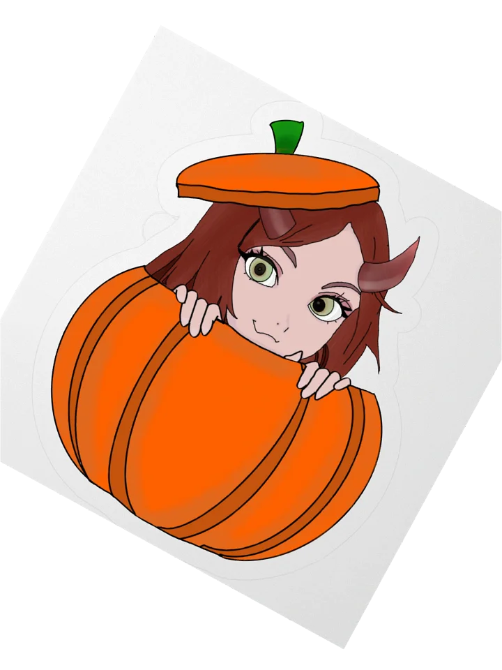Lilith Pumpkin Peek-a-Boo Stickers product image (4)