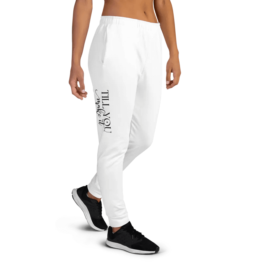 Empowerment Text Double Leg Design Women's Joggers product image (2)