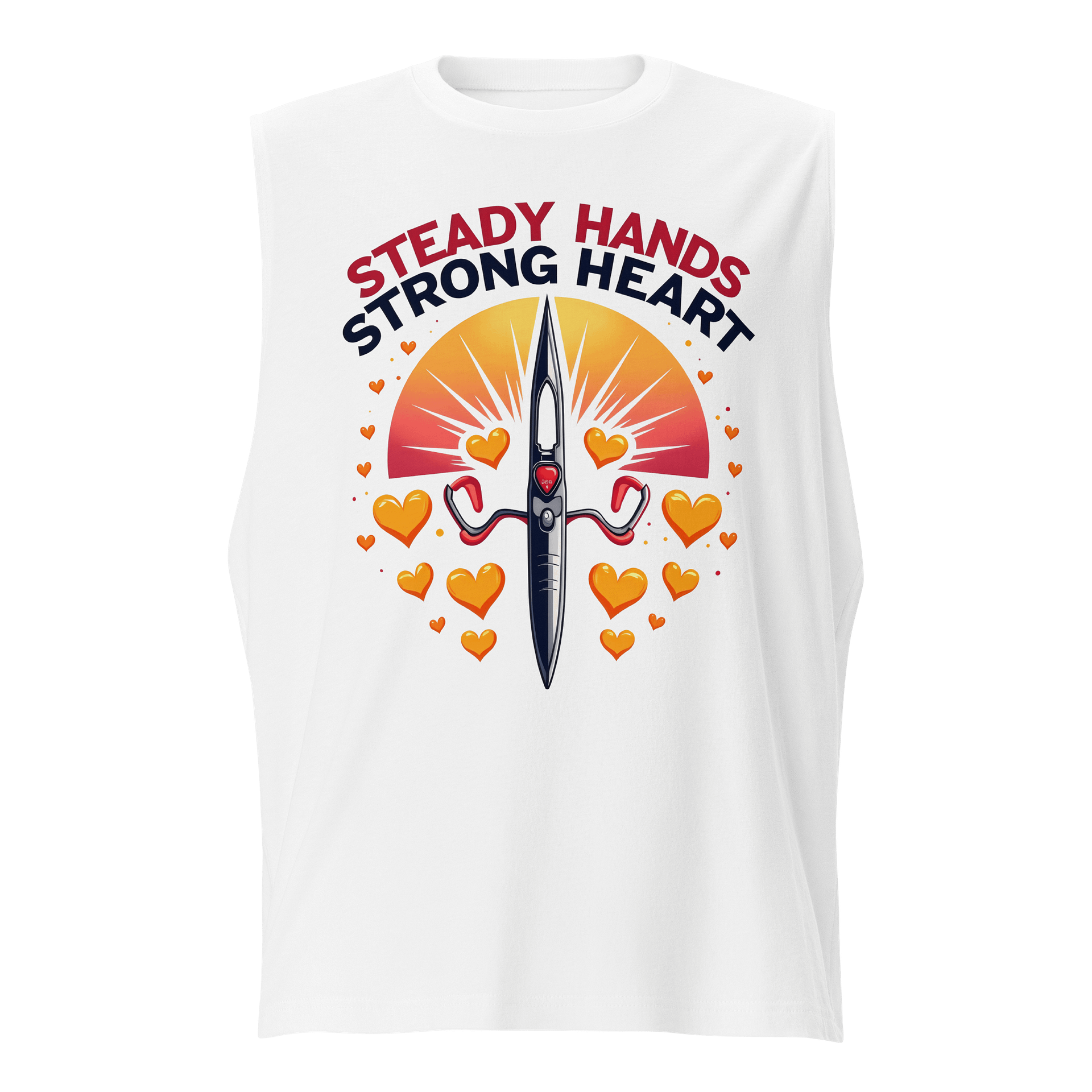 Steady Hands, Strong Heart Muscle Tank product image (1)