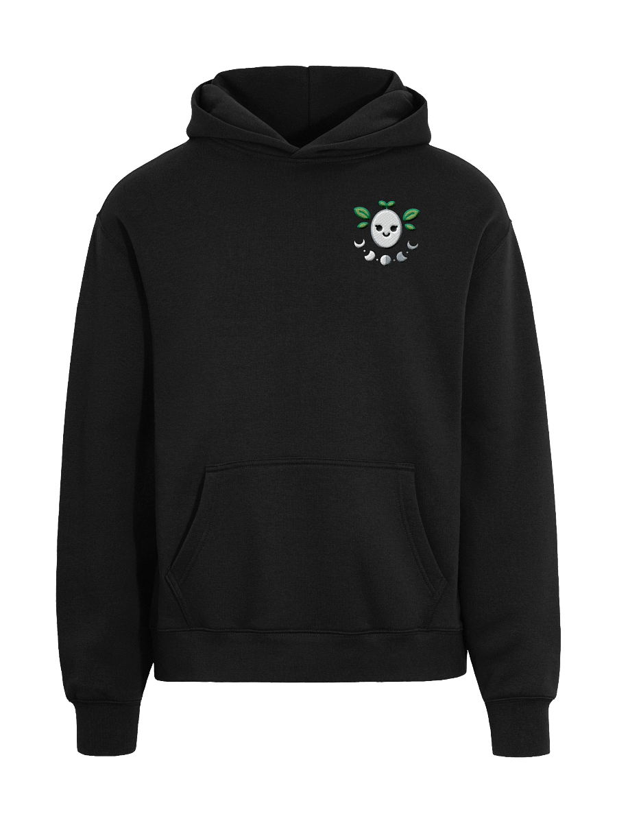 Unisex Premium Oversized Hoodie Rethaly lune masque joyeux plantes brodé product image (8)
