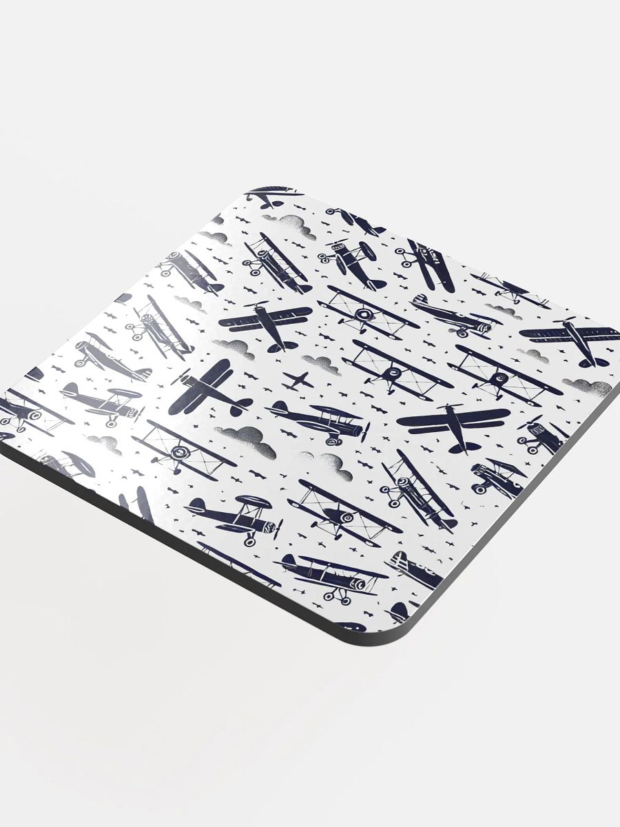 Aviation Scatter Glossed Cork Coaster product image (4)